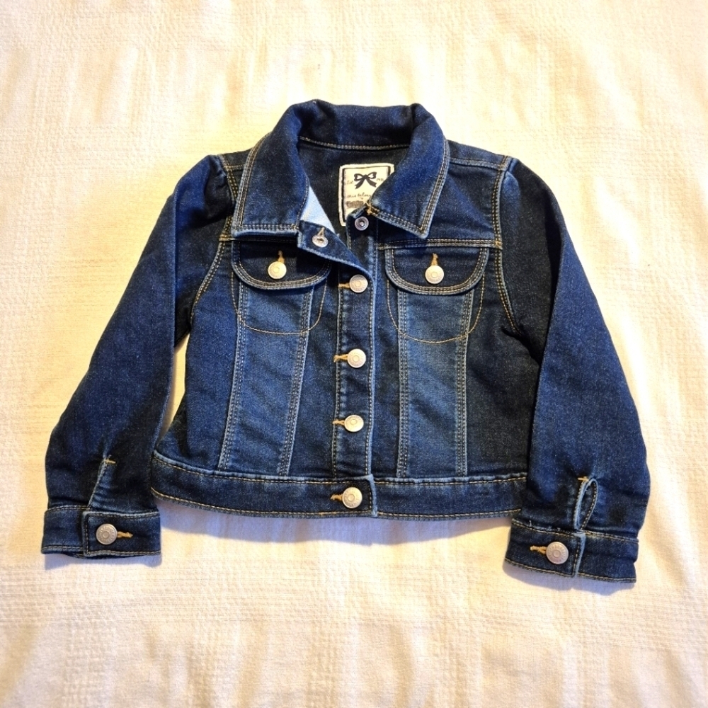 Gymboree girls size 2T stretch jean jacket, VGUC, name on tag